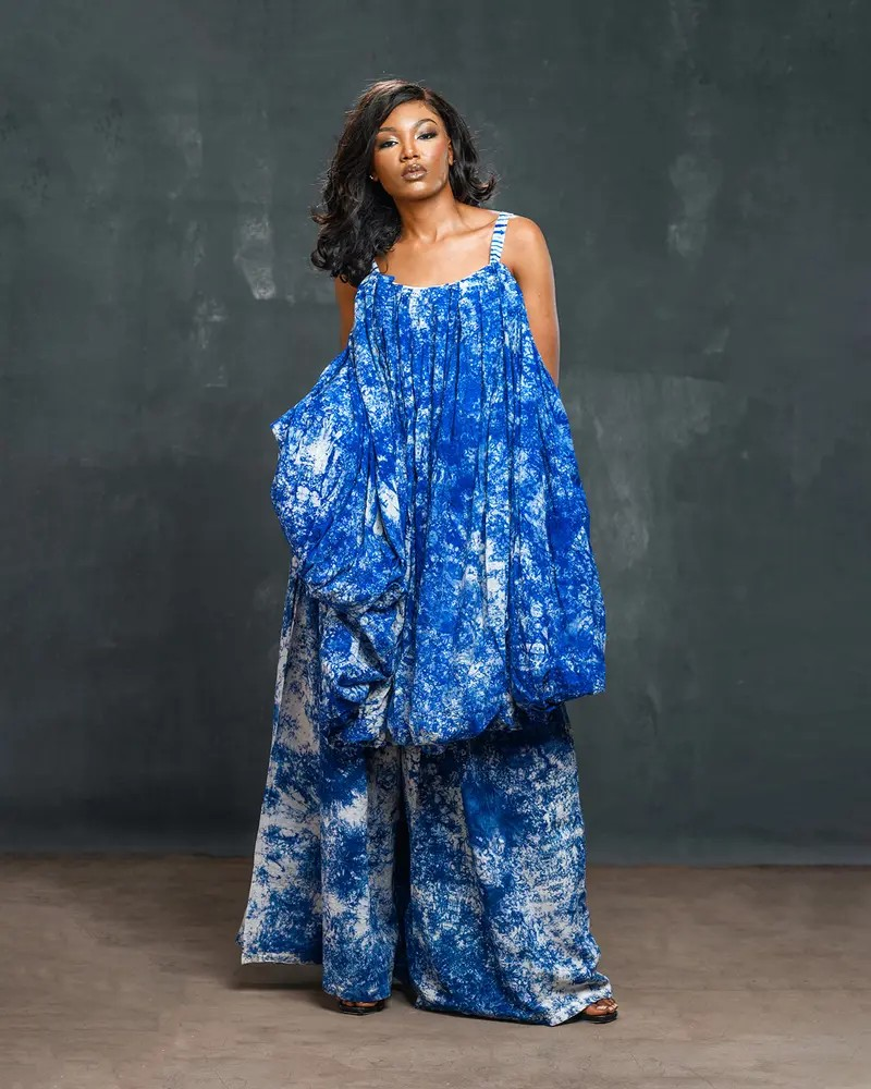 ENSEMBLE NUAGE BLEU BLANC