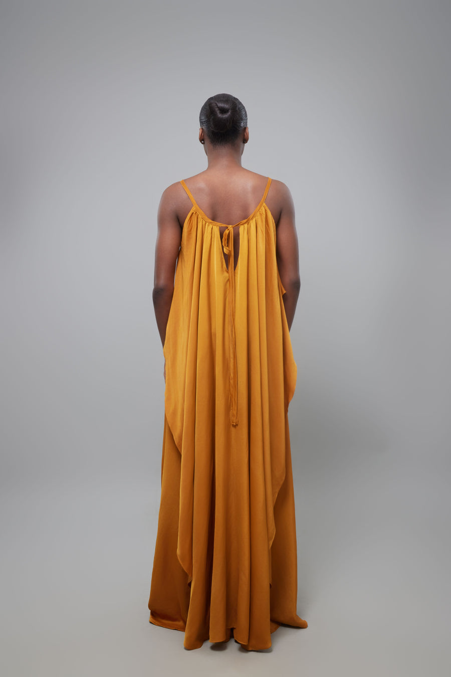 ROBE SEYI JAUNE MOUTARD