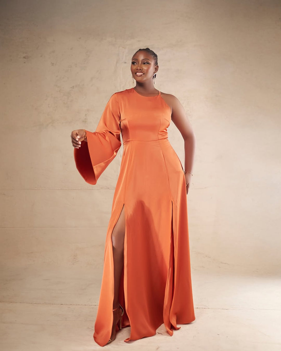 ROBE INIAYO TERRACOTA