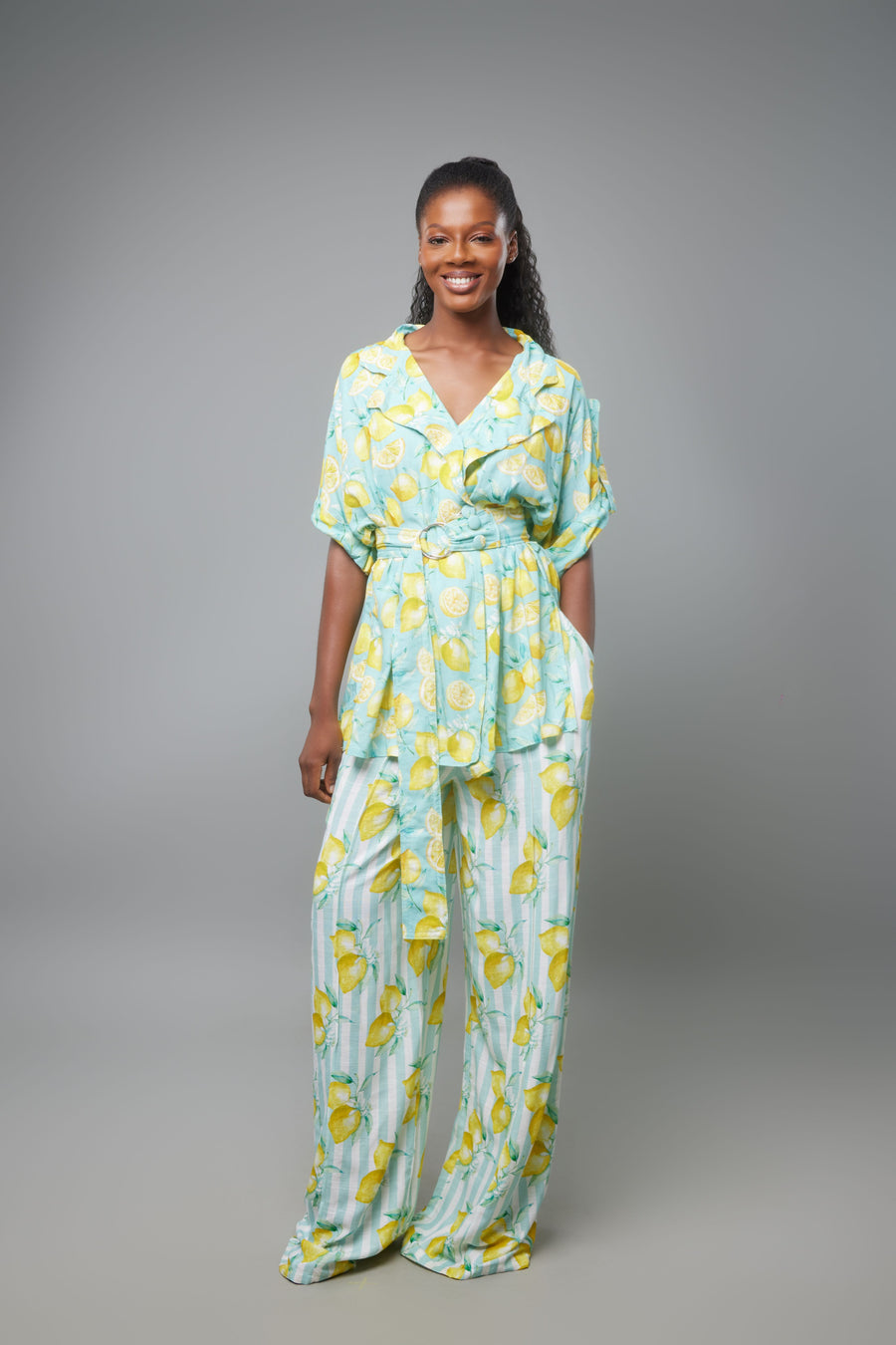 ENSEMBLE LEMONADE VERT JAUNE