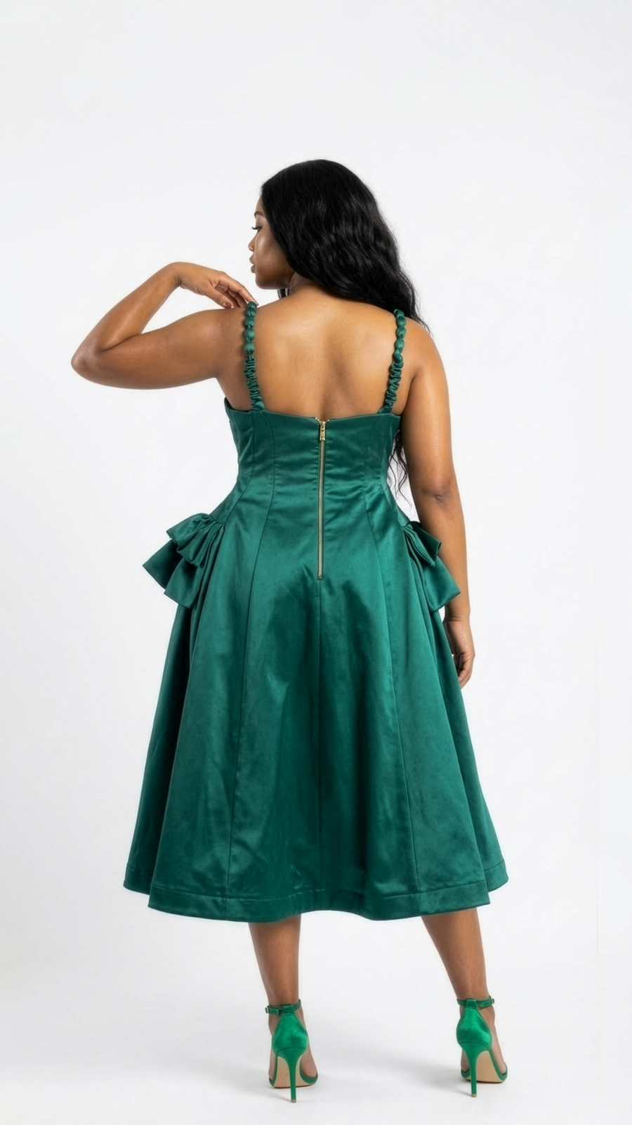 ROBE ARIELLE VERT