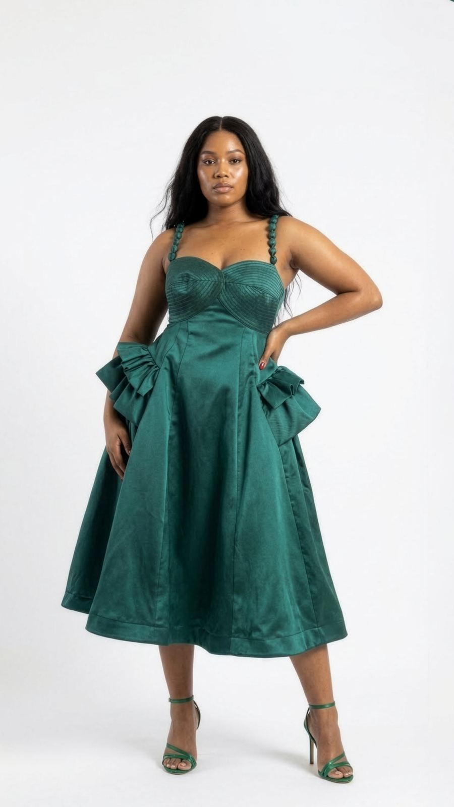 ROBE ARIELLE VERT
