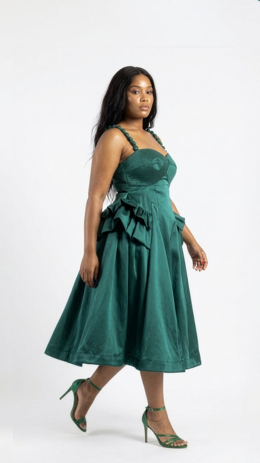 ROBE ARIELLE VERT